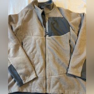 The North Face Men’s Chimborazo Full Zip Tan Grey Size Large